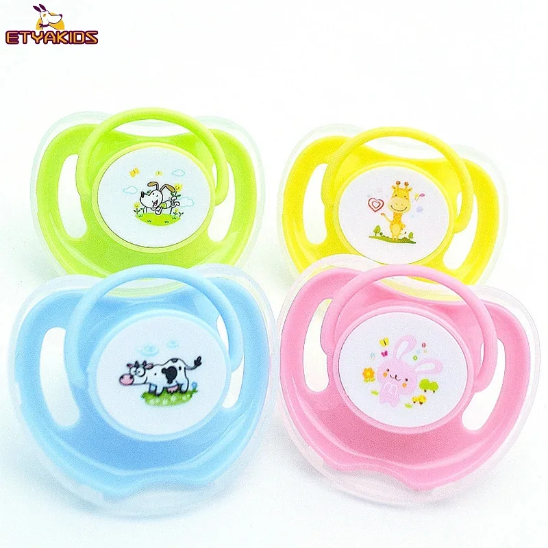 Baby Food Dogs - กระต่ายวัวยีราฟสุนัขรูปแบบการ์ตูน Pacifier สําหรับเด็กทารกจุกนมหลอกเกรดอาหารทารกแรกเกิด Pacifier Teether อุปกรณ์เสริม