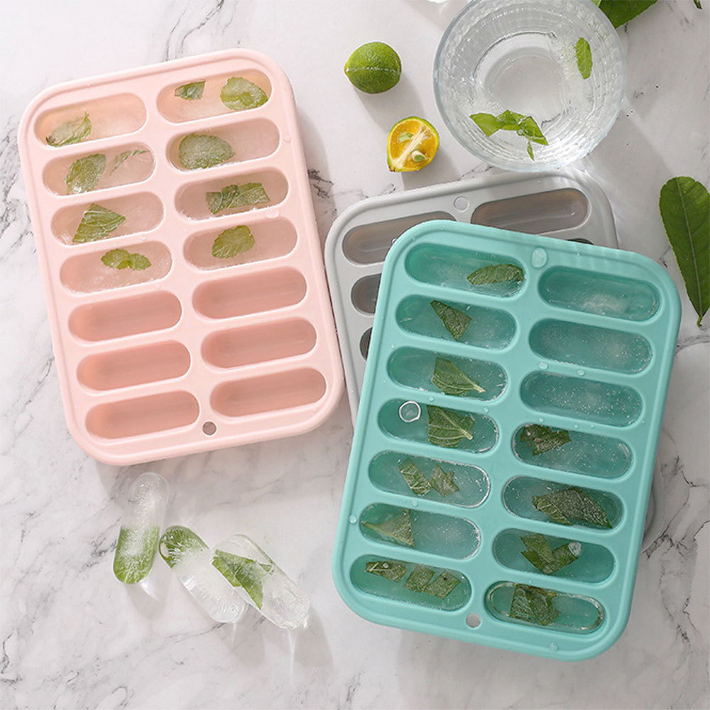 Baby Food Dogs - แม่พิมพ์ซิลิโคนทำไส้กรอกสำหรับอาหารเสริมเด็ก พร้อมฝาปิด สำหรับอบ นึ่ง แฮม และฮอทดอก