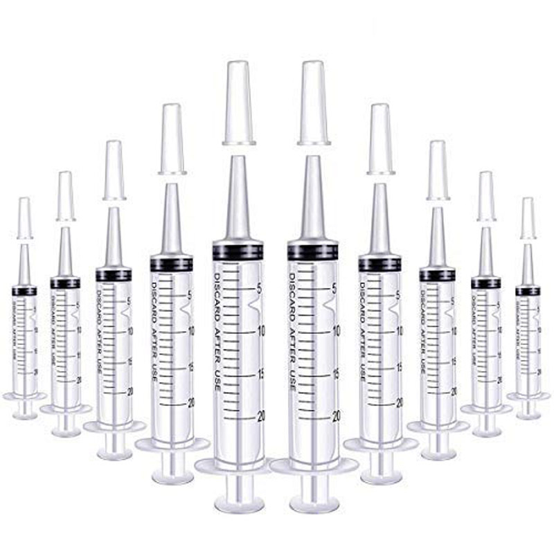 Baby Food Allergy Rash - 5/10/20Pcs 20ML ขนาดใหญ่เข็มฉีดยาพลาสติก Catheter Tip และฝาครอบ