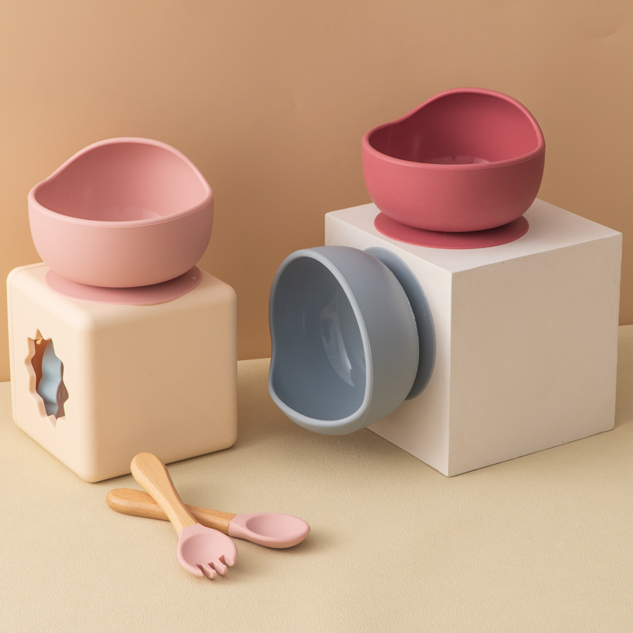 3PCS เด็กซิลิโคนชุดอาหารค่ําเก - Baby Food Dinner บทวิจารณ์และราคา