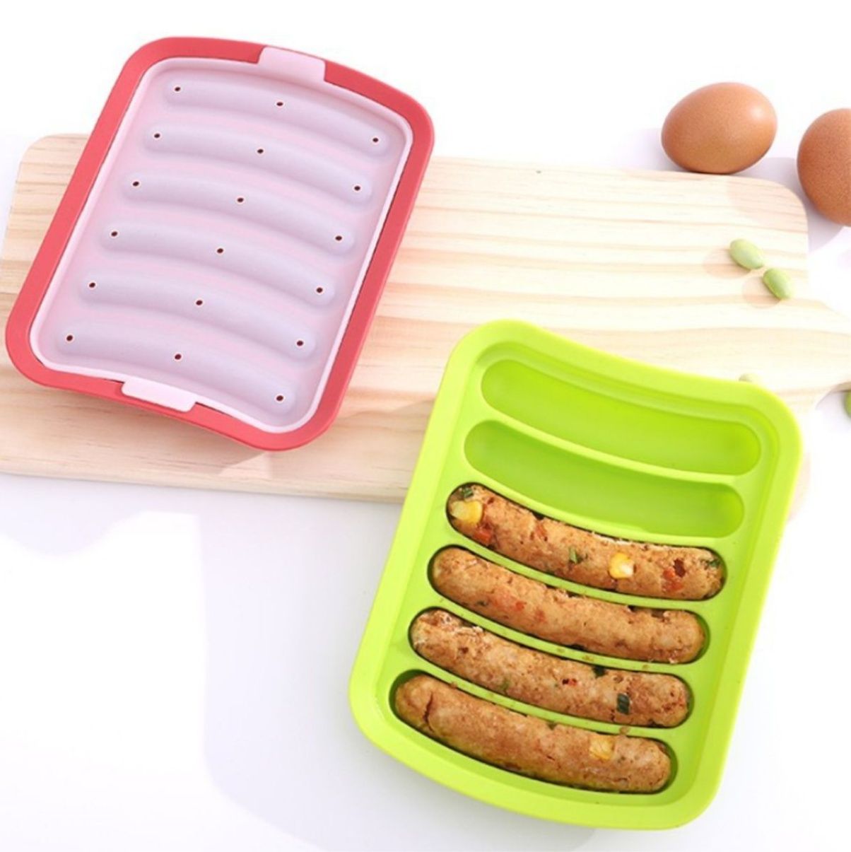 แม่พิมพ์ไส้กรอกซิลิโคนเกรดอาหา - Baby Food Dogs บทวิจารณ์และราคา