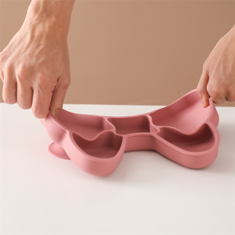 ชามซิลิโคนสำหรับเด็กจานรับประท - Baby Food Dinner บทวิจารณ์และราคา