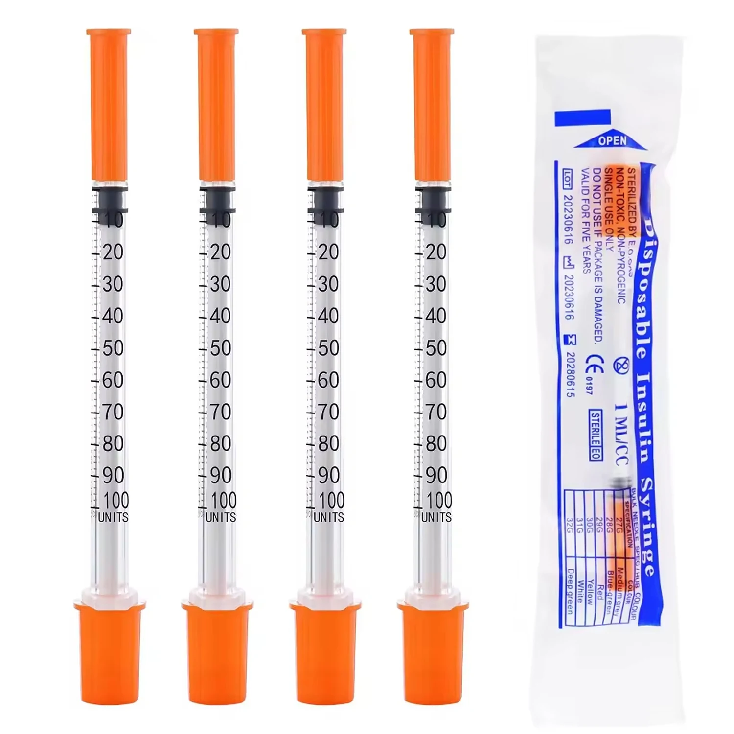 100 ชิ้น ขนาด 1 มล./0.5 มล. ขน - Baby Food Allergy Rash บทวิจารณ์และราคา