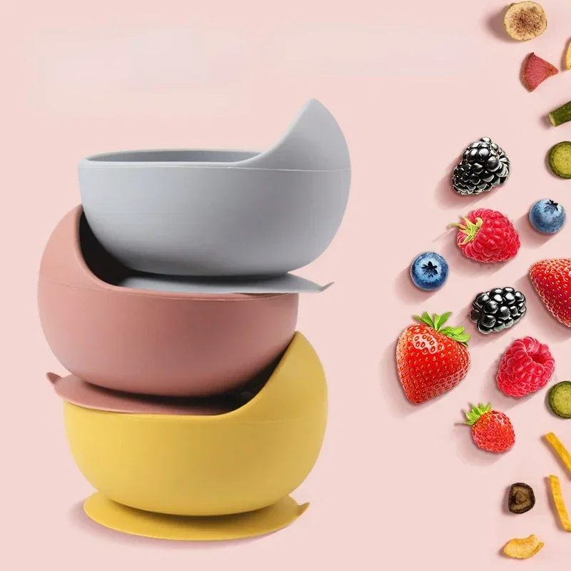 ซิลิโคนเกรดอาหารเด็กชุดจานชามใ - Baby Food Dinner บทวิจารณ์และราคา