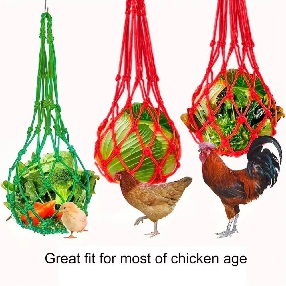 ถุงใส่อาหารไก่แบบตาข่ายไนลอนรุ - Mesh Feeder Bag บทวิจารณ์และราคา