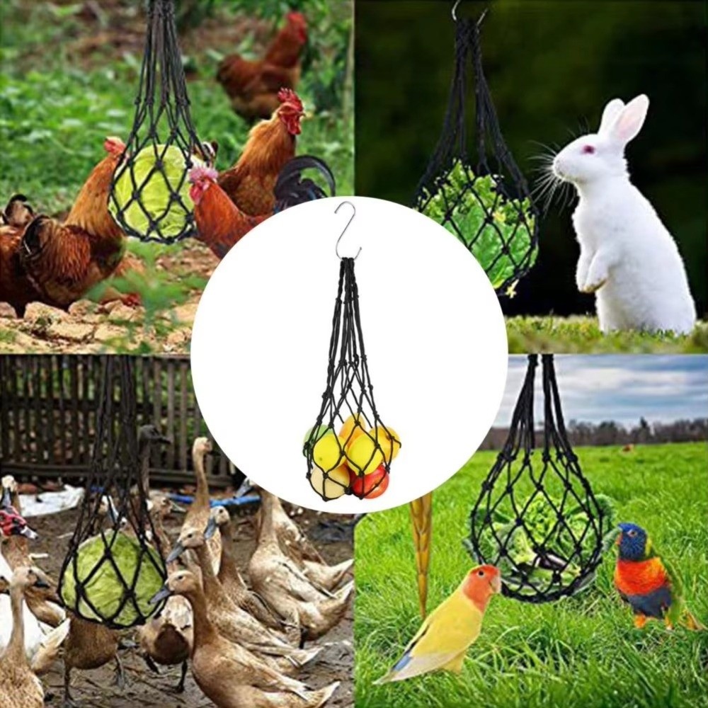 ถุงใส่อาหารไก่แบบตาข่ายไนลอนรุ - Mesh Feeder Bag บทวิจารณ์และราคา