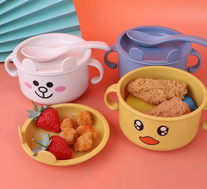 ชามเด็กสำหรับอาหารเสริม ลายการ - Baby Food Usa บทวิจารณ์และราคา
