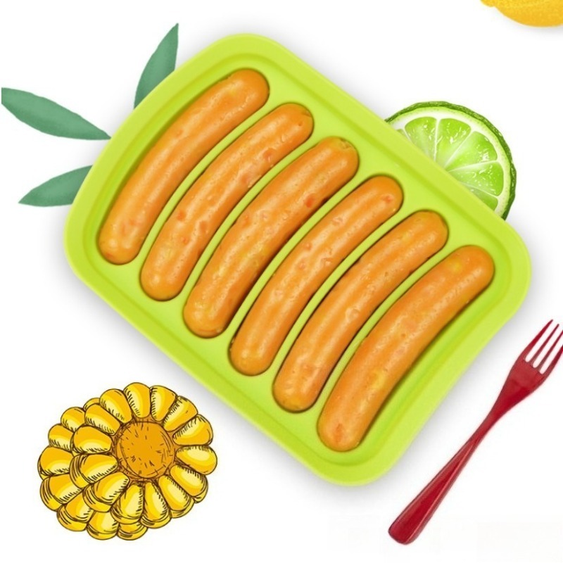 แม่พิมพ์ไส้กรอกซิลิโคนเกรดอาหา - Baby Food Dogs บทวิจารณ์และราคา