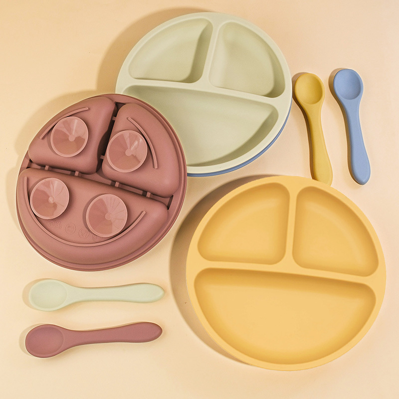 ชุดอาหารเด็กซิลิโคน 5 ชิ้น ปลอ - Baby Food Dinner บทวิจารณ์และราคา